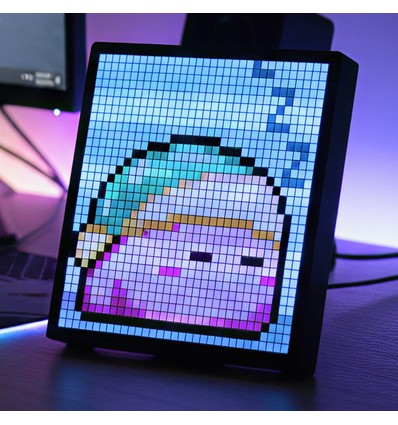 32x32 Pixel Art Display - Bluetooth-app, 5V USB, 20x20cm, 10W