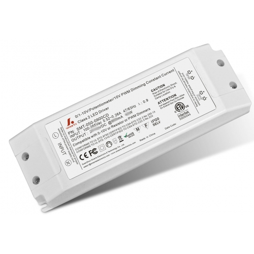40W / 800mA 1-10V dimbar driver för LED-panel - 30-50V, med 1-10V signalgränssnitt