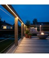 5m 9W/m vattentät slim COB strip - 230V, IP67, 296 LED/m, självhäftande, upp till 50m