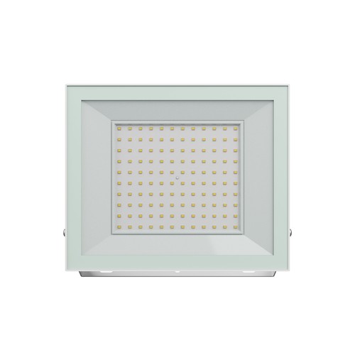 Noctis Lux projektor 100W - neutralvit, 230V, IP65, 251x207x26mm, vit
