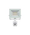 Noctis Lux projektor 20W - varmvit, 230V, IP44, 116x174x53mm, vit, med PIR-sensor
