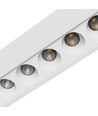 Grid S armatur 12W - ytanmonterad, CCT, 230V, 40°, IP20, 222x26x60mm, vit, Spectrum