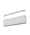 Grid S armatur 12W - ytanmonterad, CCT, 230V, 40°, IP20, 222x26x60mm, vit, Spectrum