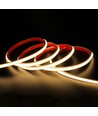 5 m vattentät slim COB strip - 230V, IP67, 296 LED, 10W/m, tejp på baksidan