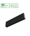 Grid S armatur 12W - infälld montering, CCT, 230V, 40°, IP20, 222x26x60mm, svart, Spectrum