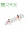 230x34x61mm Grid S infälld lampa 12W - CCT 230V 40° IP20 vit Spectrum