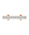 230x34x61mm Grid S infälld lampa 12W - CCT 230V 40° IP20 vit Spectrum