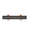 230x34x61mm Grid S infälld lampa 12W - CCT, 230V, 40°, IP20, svart, Spectrum
