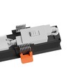 230x34x61mm Grid S infälld lampa 12W - CCT, 230V, 40°, IP20, svart, Spectrum