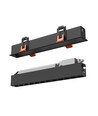 230x34x61mm Grid S infälld lampa 12W - CCT, 230V, 40°, IP20, svart, Spectrum