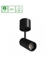 M spotlampa 10W - ytmonterad, CCT, 230V, 30°, IP20, Ø44x145x205mm, svart, Spectrum