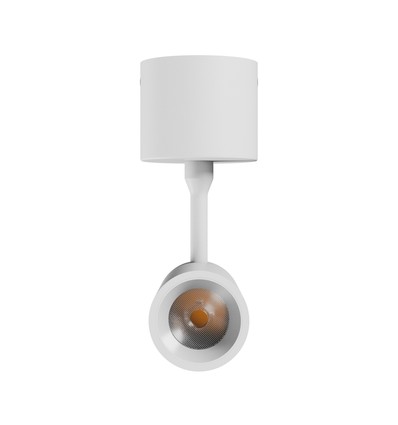 M spotlampa 10W - ytmontage, CCT, 230V, 30°, IP20, Ø44 x145x205mm, vit, Spectrum