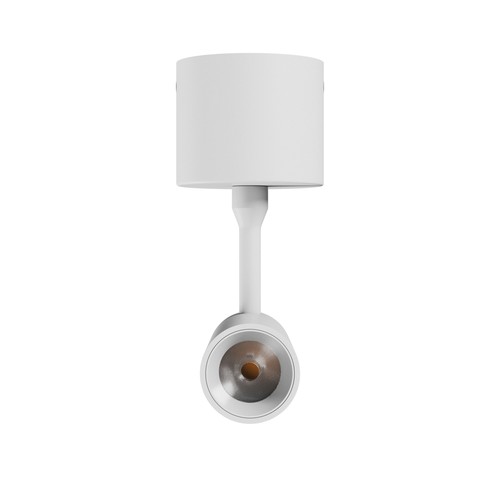 S Spot lampa 6W - ytmontage, CCT, 230V, 30°, IP20, 35x122x184mm, vit, Spectrum
