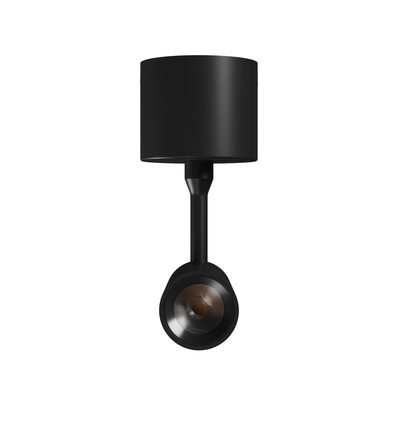 122 Spotlampa 6W - S, ytmonterad, CCT, 230V, 30°, IP20, 35x184mm, svart, Spectrum