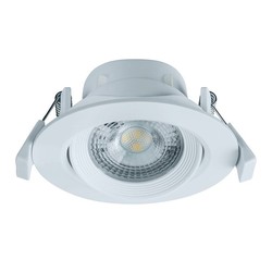 Downlights LED LED-POL 7W LED inbyggningsspot - Hål: Ø7.5 cm, Mål: Ø9 cm, 230V