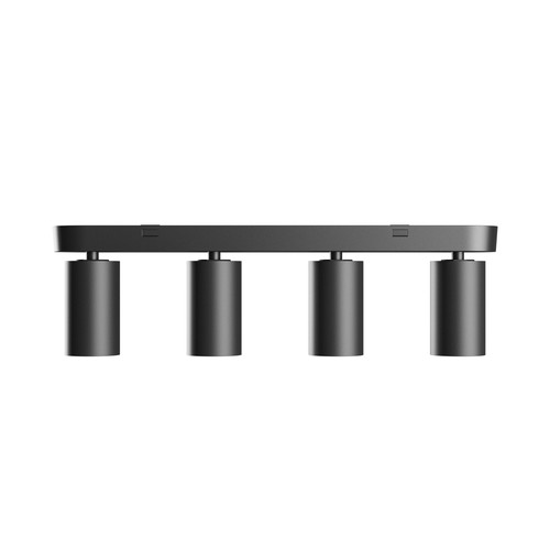 480mm Madara taklampa - altro bas, 4xGU10, 230V, IP20, 70x135mm, svart