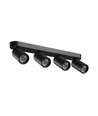 480mm Madara taklampa - altro bas, 4xGU10, 230V, IP20, 70x135mm, svart