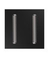 Algine Doppio panel 600x600x35 40W - neutralvit, 230V, 80°, IP20, svart