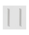 600x600x35 Algine Doppio panel 40W - neutralvit, 230V, 80°, IP20, vit