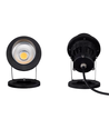 6W LED trädgårdslampa - Svart, med spjut, IP65, 12-24V