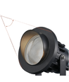 6W LED trädgårdslampa - Svart, med spjut, IP65, 12-24V