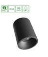 Orbito yta 10W - neutralvit, 230V, 40°, IP44, UGR19, RA90, Ø75x100mm, svart, rund