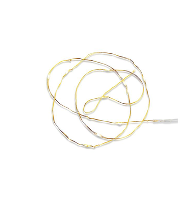 Outlet: Mini batteri ljusslinga i koppar med 20 LED ljus