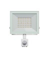 Noctis Lux 4 projektor 50W - neutralvit, 230V, IP44, 176x221x53mm, vit, med PIR-sensor