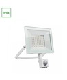 Noctis Lux 4 projektor 50W - neutralvit, 230V, IP44, 176x221x53mm, vit, med PIR-sensor