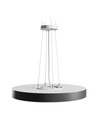 Nymphea Optima taklampa 36W - CCT, 230V, 120°, IP20, Ø400x50mm, vit, svart, rund, LED