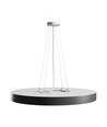 Nymphea Optima taklampa 65W - CCT, 230V, 120°, IP20, Ø600x50mm, vit, svart, rund