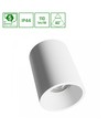 Orbito yta 10W - varmvit, 230V, 40°, IP44, UGR19, RA90, Ø75x100mm, vit, rund