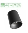 Orbito yta 14-27W - neutralvit, 230V, 40°, IP44, UGR19, RA90, Ø115x152mm, svart, rund