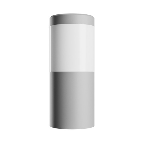 Stella vägglampa 6W GU10 - pelare, CCT, 230V, 270°, IP44, IK08, 100x120x245mm, grå, rund, fasadarmatur