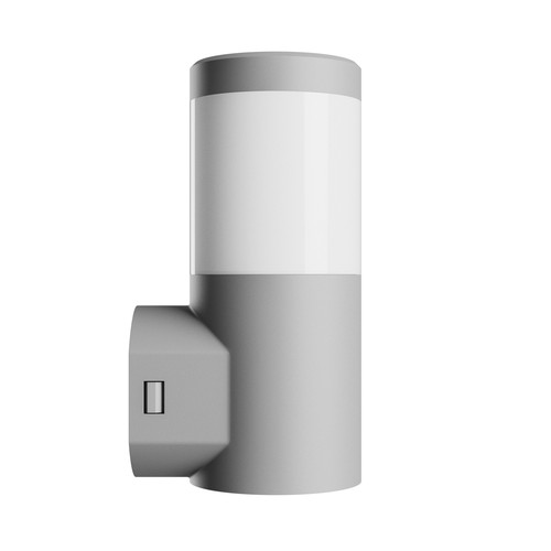 Stella vägglampa 6W GU10 - CCT, 230V, IP44, IK08, grå, 100x120x245mm