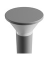 Stella rund 6W GU10 - CCT, 230V, 270°, IP44, IK08, grå, rund trädgårdslampa, 210x765mm
