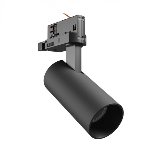 Svart 8W skenspot 3i1 - CCT, spridning 25°, 3-fas, Spectrum