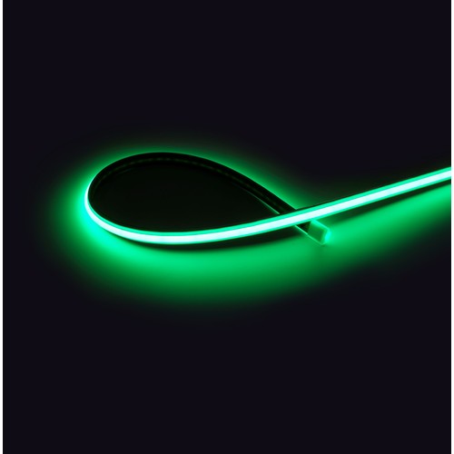 5m 9W/m Grön Dot-free COB-LED strip - IP20, 240 LED per meter, 24V, COB LED