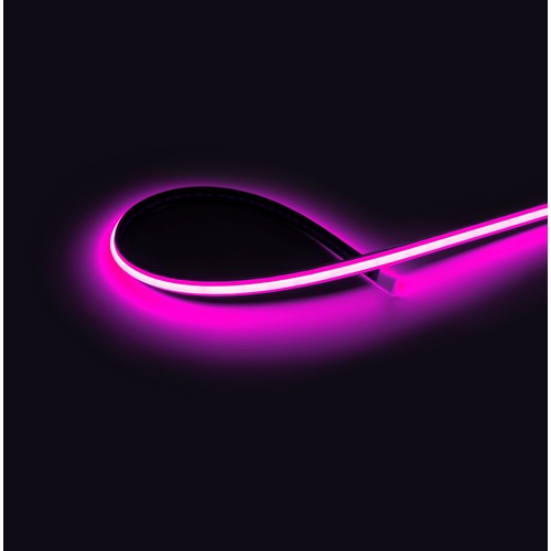 5m 9W/m Pink Dot-free COB-LED strip - IP20, 240 LED per. meter, 24V, COB LED