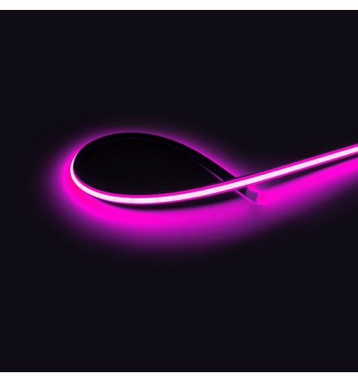 5m 9W/m Pink Dot-free COB-LED strip - IP20, 240 LED per. meter, 24V, COB LED
