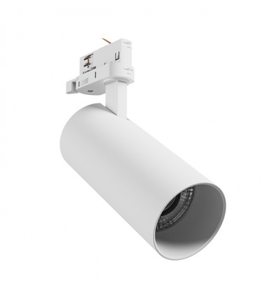 Hvit 24W skenspot 3i1 - CCT, spridning 25°, 3-fas, Spectrum