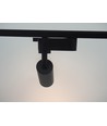 LEDlife 6,5W svart 1-fas skenspot - Dimbar, RA 98, 1F2W