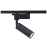 LEDlife 6,5W svart 1-fas skenspot - Dimbar, RA 98, 1F2W