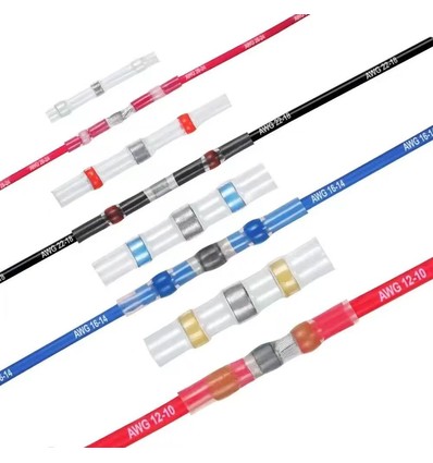 50 st krympslang - 4 storlekar, 0,25-6 mm2