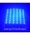 25x25cm 17,5W vikbart RGB+NW LED-ark RA95 - 24V DC, IP20