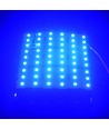 25x25cm 17,5W vikbart RGB+NW LED-ark RA95 - 24V DC, IP20