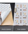 49x24 vikbar RGBCW LED-ark RA95, 45W - IP20, RA95, 24V