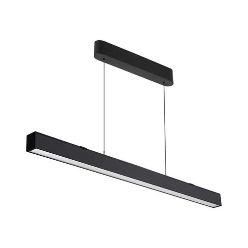 VT-7-44 LED pendelarmatur 40W - linjär, hängande, Samsung-chip, upp/ned system 3i1, svart hus