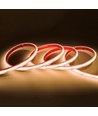 5m 10W/m Vattentät COB CCT LED-strip RA90 - 24V DC, IP68, 576 LED per meter