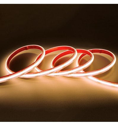 10m 10W/m COB CCT LED-strip RA90 - 24V DC, IP68, 576 LED per meter